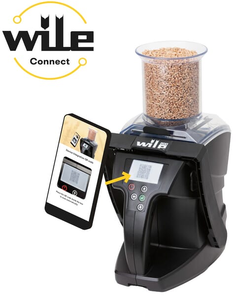 Humidimètre Wile 200 avec poids au boisseau et connectivité aux applications · réf. 7000200EU2