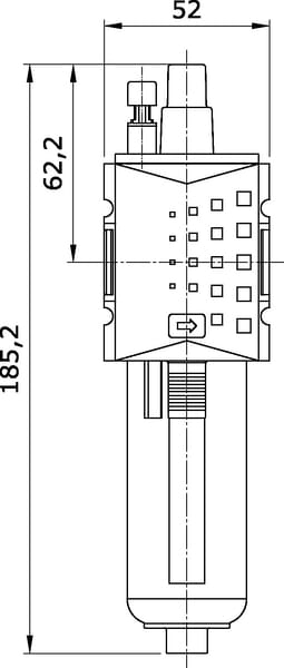 Lubrificateur d'air comp. 1/4" vue 3