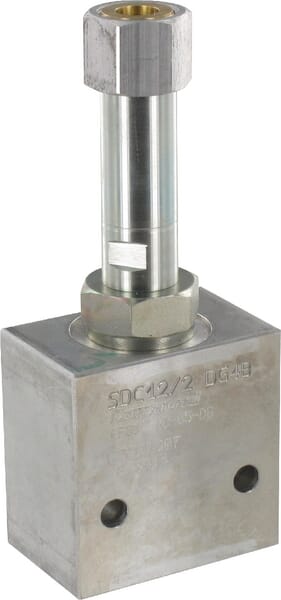 Průt.regul.ventil 2 W, NC 1/2"