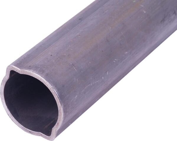 Tube profilé extérieur 1G, couleur citron, diamètre 48 x 41 x 2,7 mm, longueur : 2 900 mm · réf. 751600
