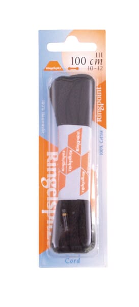 Tkaničky kulaté černé, 100 cm