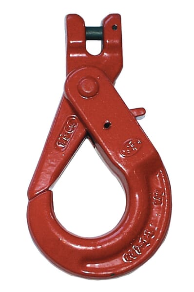 Bezpečnostní hák s vidlicovou hlavou a pojistkou