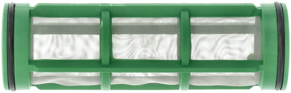 Cartouche filtrante 100 mesh vert avec joints toriques vue 3