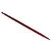 Loader tine, straight, square section 44x1400mm, pointed tip with M28x1.5mm nut, red, SHW