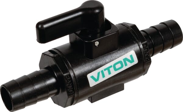 Vanne 1/2" raccord tuyau FKM · réf. LVHB050V
