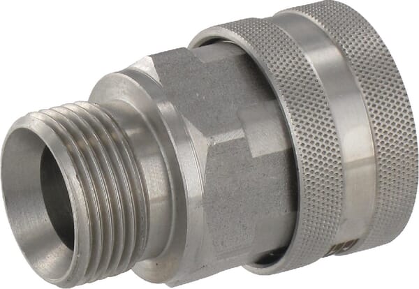 Raccord rapide femelle Ø18,2mm x M 1/4" inox vue 2