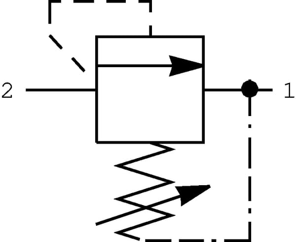 Clapet de régulation de pression vue 4