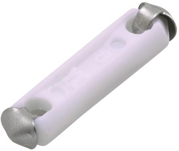Fusible stéatite 8A longueur 25mm blanc pack 100x Hella · réf. 8JS025889003