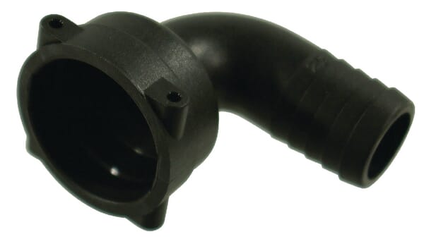 Raccord de tuyau 90° 10 mm avec connexion femelle T3 · réf. 1190310