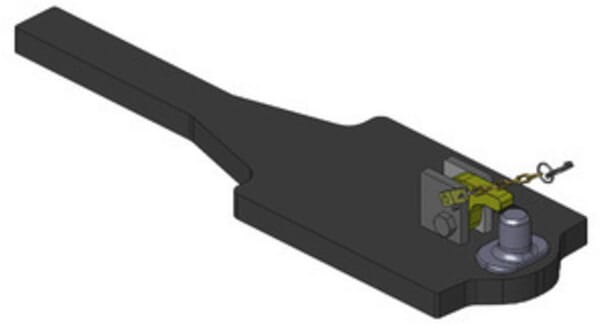 Plaque de support Piton Fix vue 2