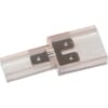 Flat plug connector 1/2/1-pole
