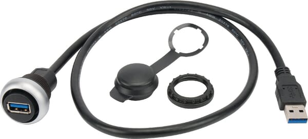 Raccord de montage USB 2.0 A/A · réf. M22USBSA