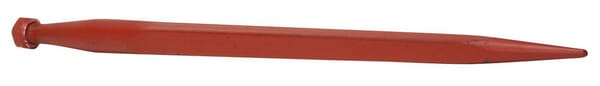 Dent de chargeur, droite, section carrée 44x820mm, pointe pointue avec écrou M28x1,5mm, rouge · réf. 5193241160S