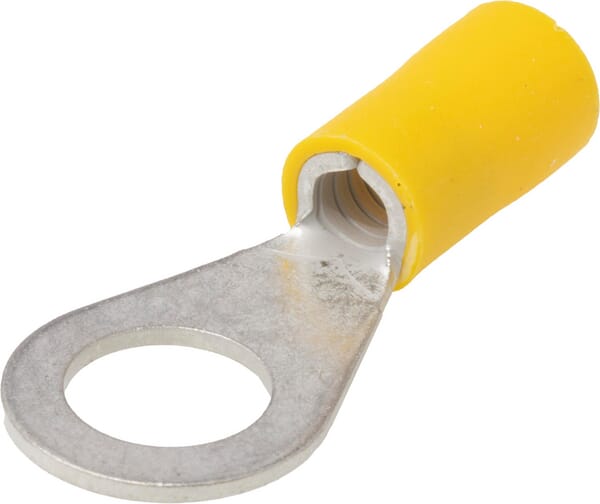 Connecteur à anneau, jaune, 4-6 mm² Ø 8 mm (50x) — réf. LA9055CKR