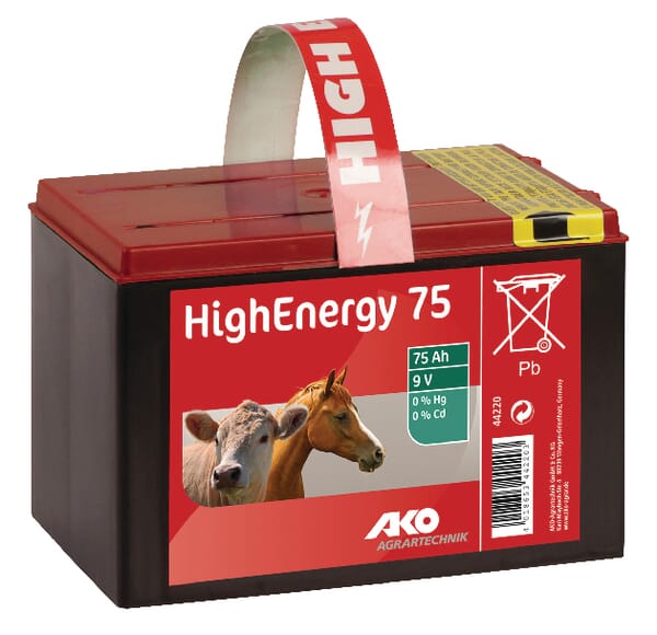 Pile saline HighEnergy 9V 75ah · réf. 44220
