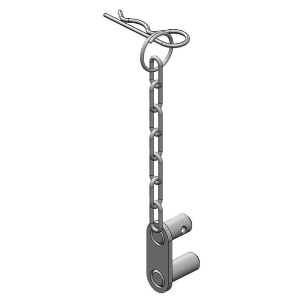 Goupille de verrouillage avec chaîne Ø14mm · réf. 104839000