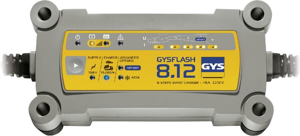Charg. batterie GYSFLASH 8.12 · réf. 029385GYS