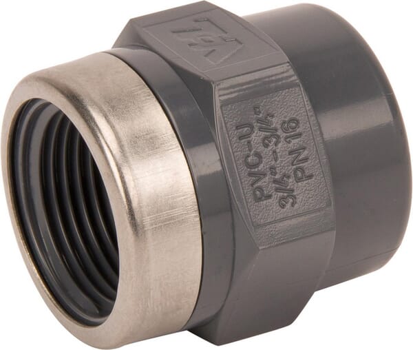 Manchon adaptateur 3/4" x F 3/4" — réf. PVC7SOC34F