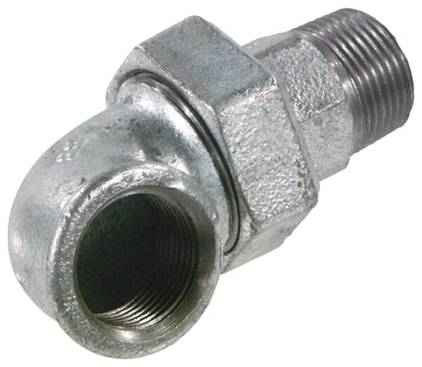 Tvarovka č. 98 Úhlové šroubení vnitřní závit/vnější závit těsněné kuželem