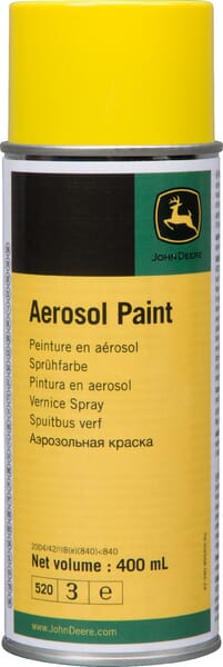 Peinture en spray jaune JD — réf. MCF201