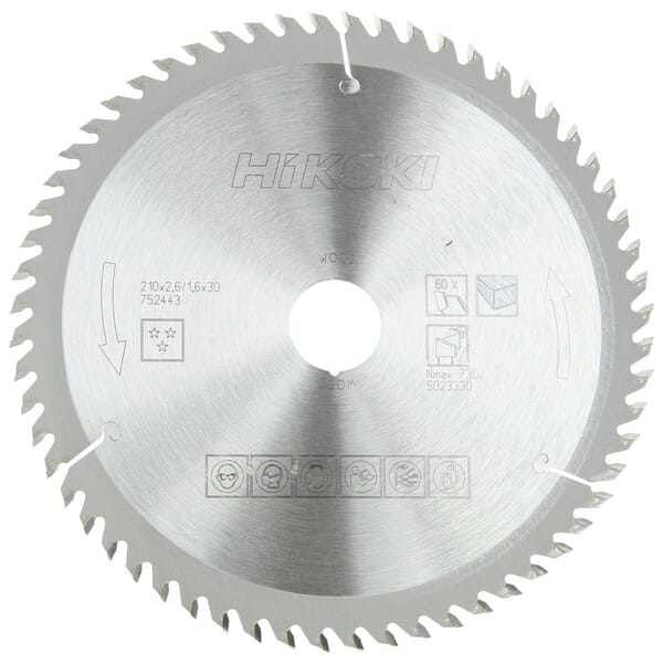 Lame de scie circulaire 210x30 T60 · réf. 752443