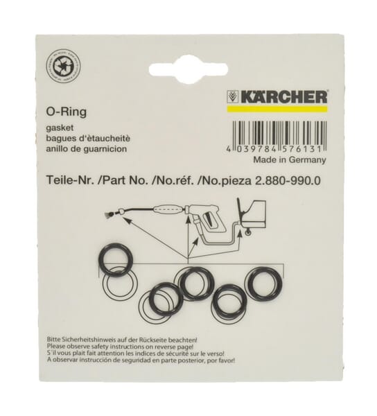 Jeu de pièces de rechange joint torique 5x Kärcher — réf. 28809900KA
