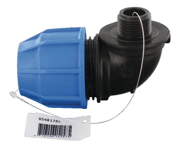 S16 Raccord coudé 32x¾" mâle · réf. 654817SL