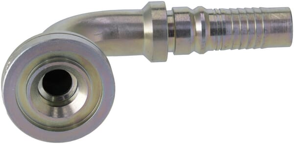Raccord à sertir 4SH-DN16 avec flasque ø41,3 mm 90° · réf. SFSH161290G2