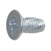 DIN 7516D thread cutting screws (Taptite) with countersunk cross-slot head, zinc-plated