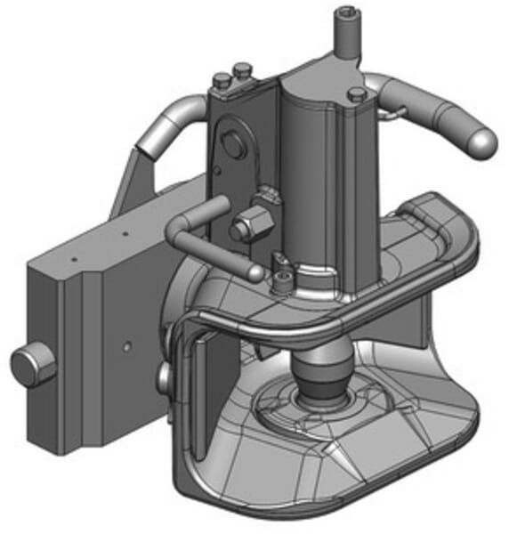 Attelage de remorque 255 mm vue 2