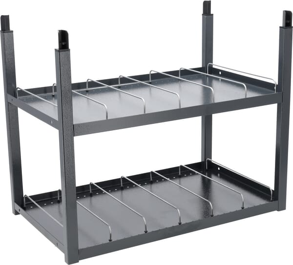 Středový modul se 2 policemi, s posuvnými příčkami