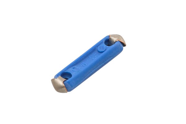 Fusible stéatite 25A longueur 25mm bleu pack 5x Hella · réf. 8JS091603801