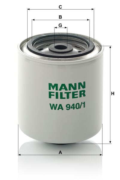 Filtre liquide refroidissement vue 3