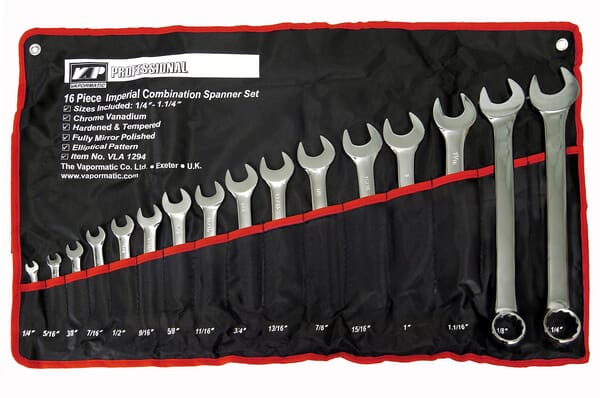 Clés mixtes impériales de 1/4" à 1 1/4" · réf. VLA1294