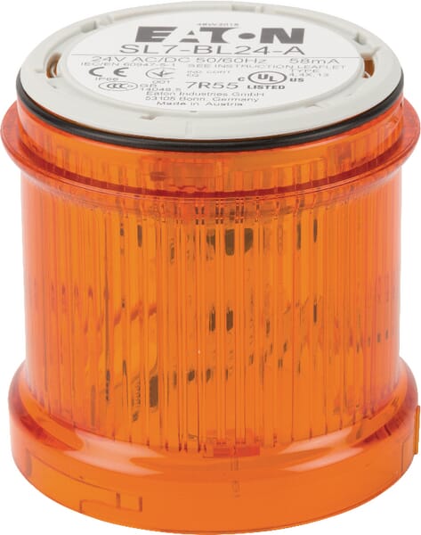 Colonne sign.+ LED 24 V orange · réf. SL7BL24A