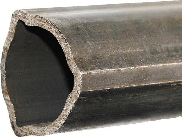 Tube profilé T20 intérieur, diamètre triangulaire 29 x 21 x 4 mm, longueur : 2 800 mm — réf. PTT2904030KR