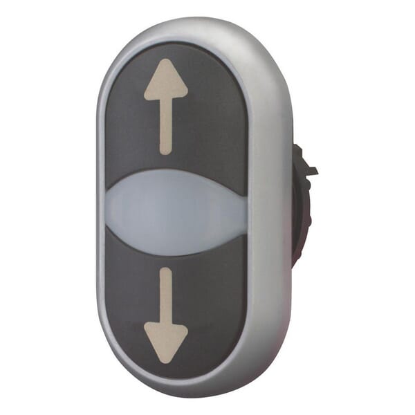 Boutton poussoir double voyant lumineux vue 6