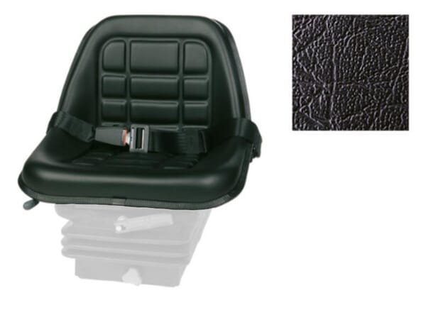 Siège en PVC, noir, sans suspension, Gt50 Cobo · réf. GT1075797