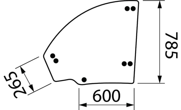 Vitre, porte · réf. 76092688