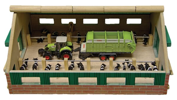 Étable en bois 1:87 · réf. 610492