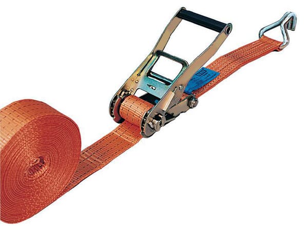 Upínací popruh typu 35A, 35 mm, 2dílná sada s úzkým špičatým hákem
