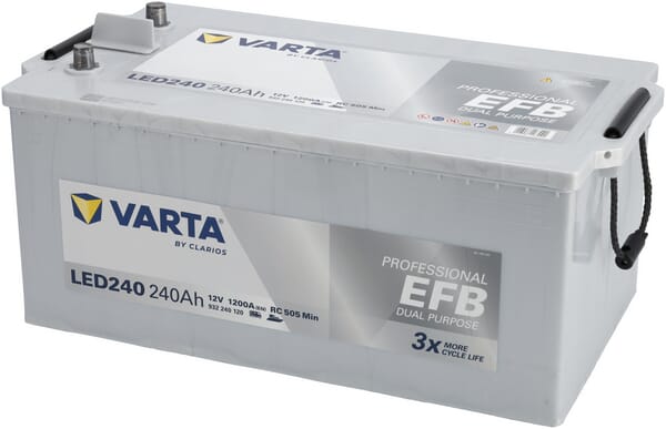 Käynnistysakku Varta 12V 240Ah 1200A - Auton Akut ja Ajoneuvoakut - 930240120 - 1