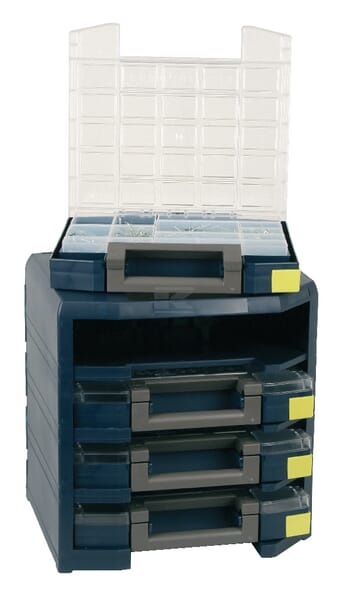 Caisson de transport 4 boîtes HandyBoxxser 4x5x5 vue 2