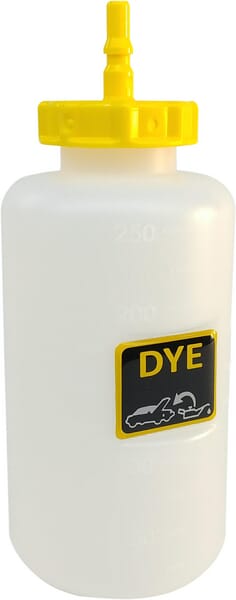 Flacon de colorant de détection 250ml rond · réf. KL090320