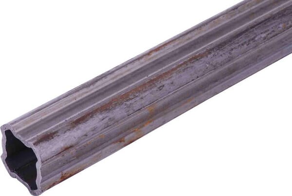 Tube profilé intérieur SFT S2, 4 angles, diamètre 39,6 x 33,6 x 3 mm, longueur : 1 000 mm · réf. 122191000