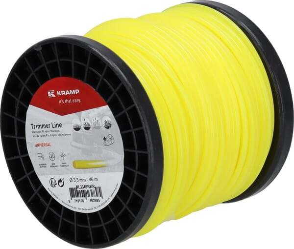 Fil de coupe Ø 3.3mm 46m rond jaune Kramp — réf. NL3346RKR