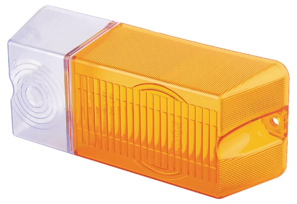 Lentille de feu, ambre/transparente avant/droite — réf. 27009318670