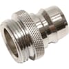 Nito coupling system - Male coupler x Male thread - Chrome-plated brass