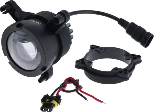 Phare LED, 25 W, 2 400 lm, rond, 10/30 V, Ø 82 mm, feu de croisement, compatible avec John Deere — réf. LA80071