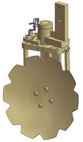 Charrue à disques Ø 460 mm avec réglage d'angle RH/LH — réf. 40006366